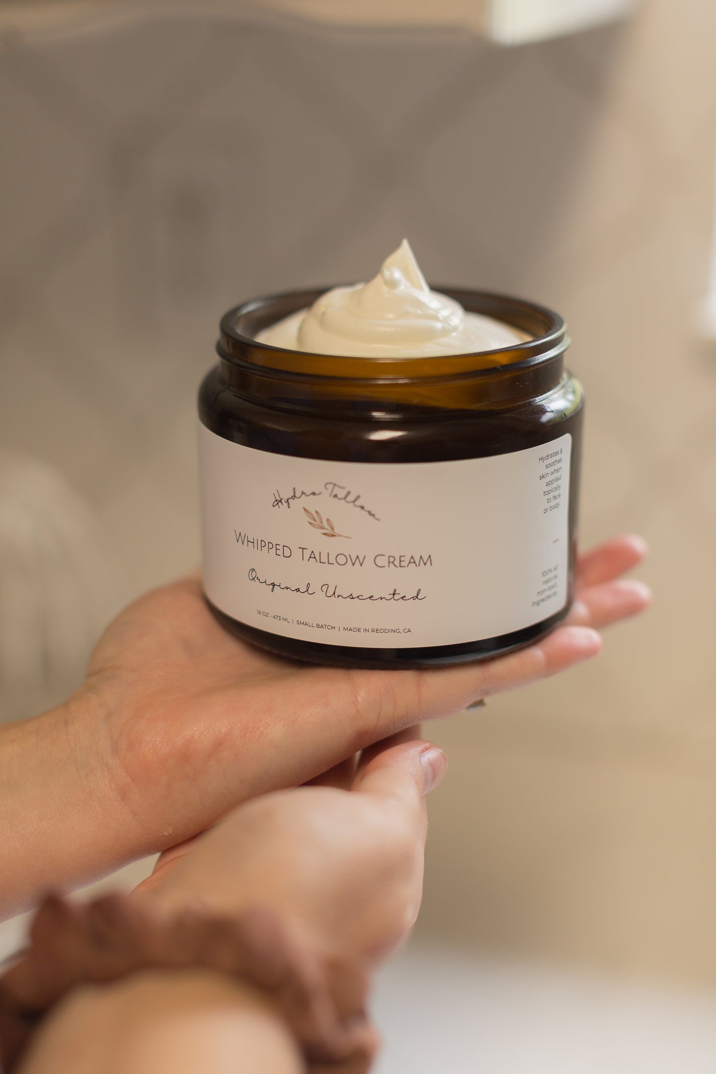 Large Whipped Tallow Cream- For Body
